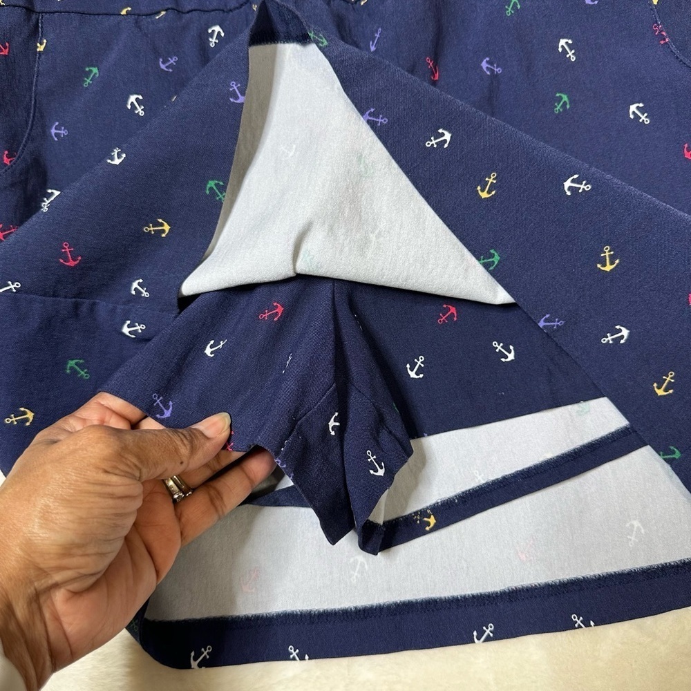 ZAC & RACHEL Multi Color Two Pocket Skort With Built In Shorts. - Picture 3 of 9